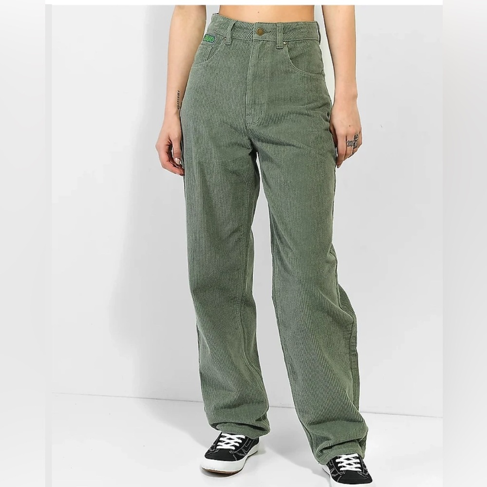 Empyre Sage High-Waisted Corduroy Skate Pants Sz 6